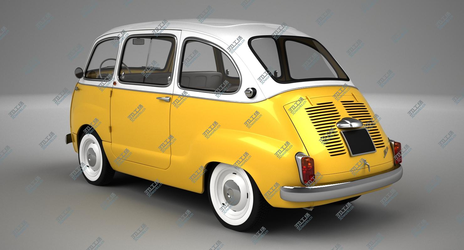 images/goods_img/202105073/Fiat 600 Multipla 1957 COLLECTION 3D model/5.jpg